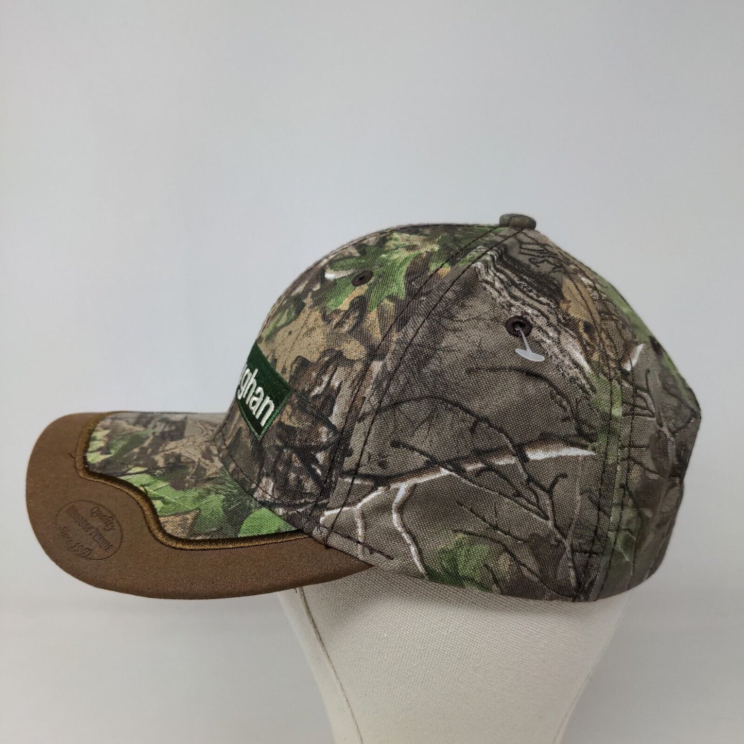 Vaughan Men's Slideback Hat Brown Camo Size OSFA Embroidered Logo Chopper Pumps