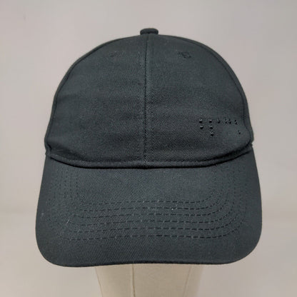 Blind Braille Men's Slideback Hat Black Adjustable Embroidered