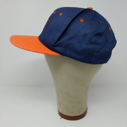 Team NFL Chicago Bears Snapback Hat Blue Orange OSFA Embroidered Logo
