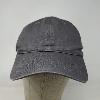 Unbranded Men's Strapback Hat Gray OSFM 100% Cotton Adjustable