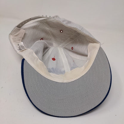 Roncalli Snapback Hat Gray OSFA Embroidered Logo Made in the USA