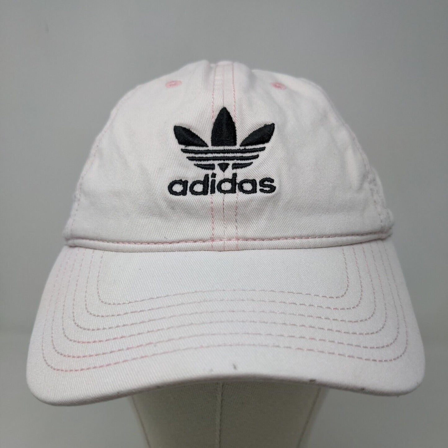 Adidas Women's Slideback Hat Pink Adjustable Embroidered Trefoil Logo