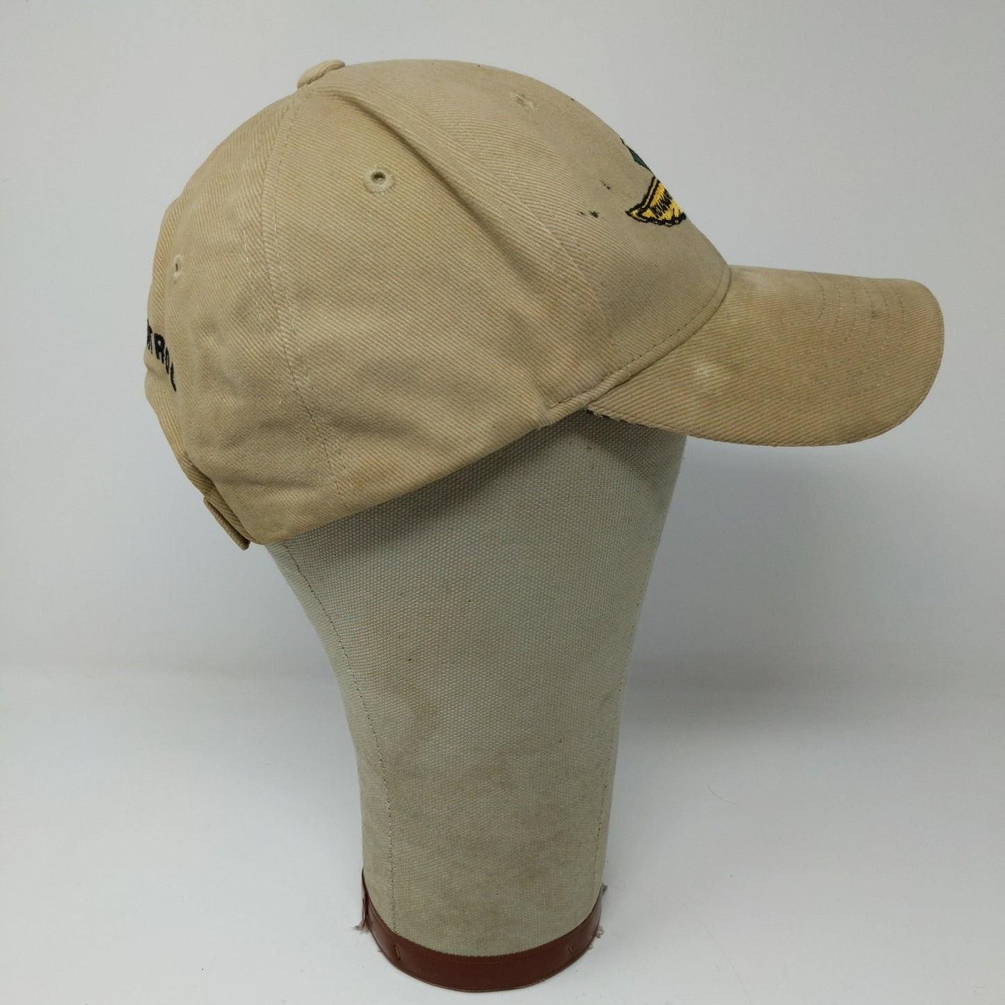 Indy Motor Speedway Safety Patrol Hat Strapback Embroidered Tan SEE DESC