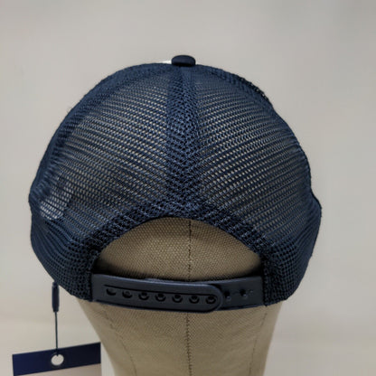 Functional 45 Men's Snapback Mesh Back Hat Blue White Size OS