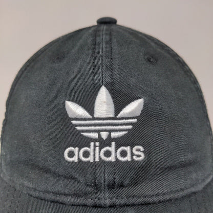 Adidas Men's Slideback Hat Black OSFA Embroidered Trefoil Logo 100% Cotton