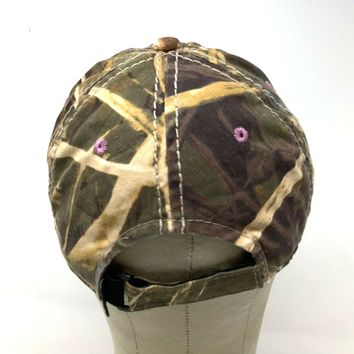 DUCK DYNASTY Camo Cap/Hat, A&E TV Series Ladies Fit Patch Logo Spell Out
