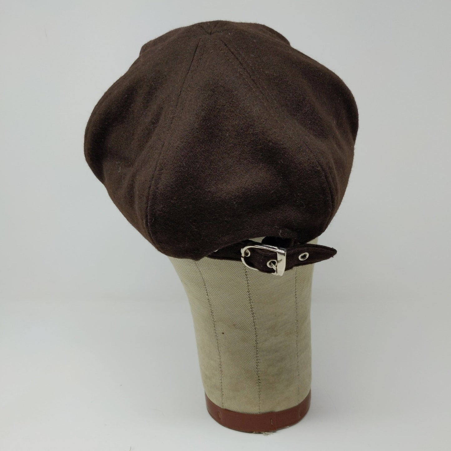 Setmar New York Womens Wool Blend Slideback Hat Brown Polyester Wool Blend