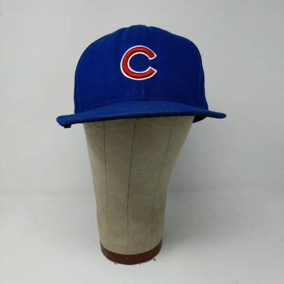 MLB Chicago Cubs New Era 59Fifty MLB Fitted Baseball Cap Size 7 7/8 Embroidered