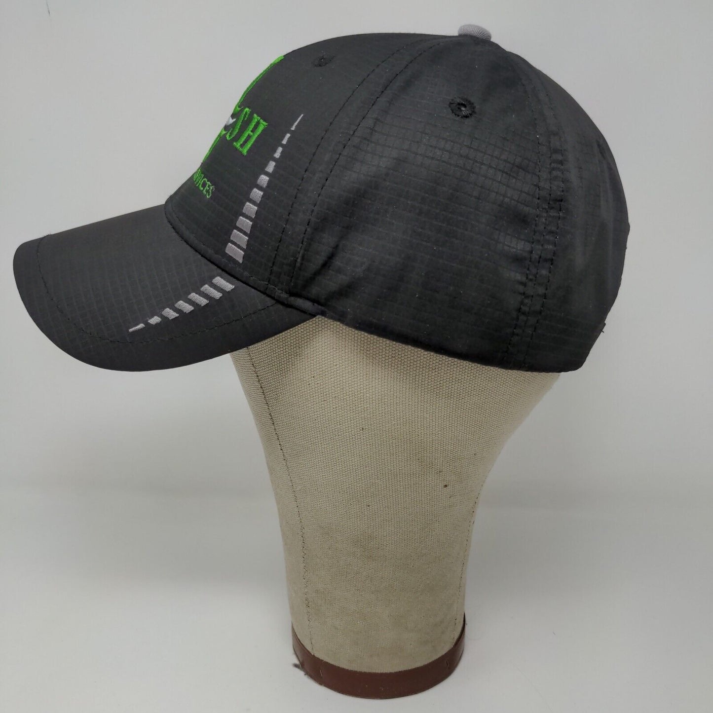 Cap America Golf Irish Mechanical Services Strapback Hat Black Adjustable