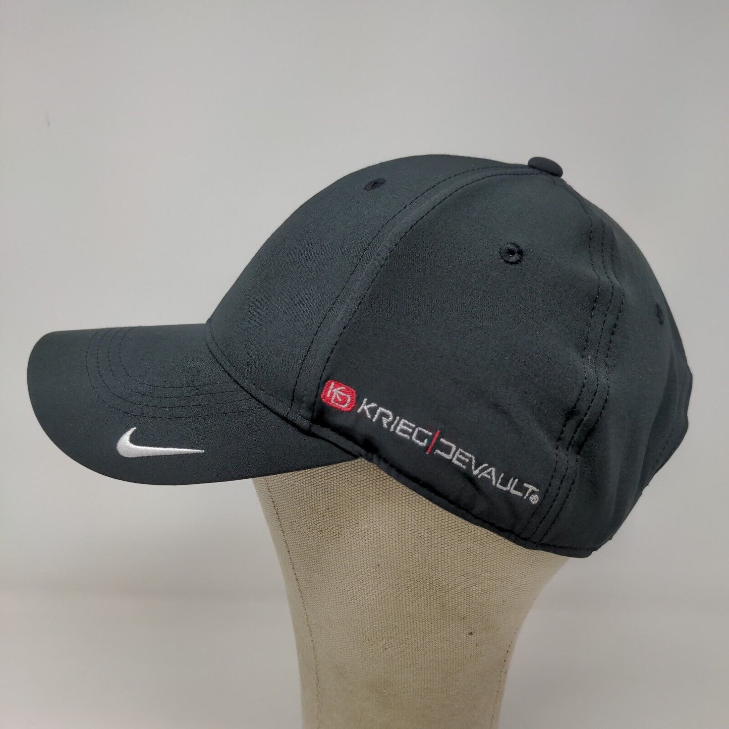 Nike Legacy91 Dri Fit Men's Strapback Hat Black OSFM Krieg Devault Logo