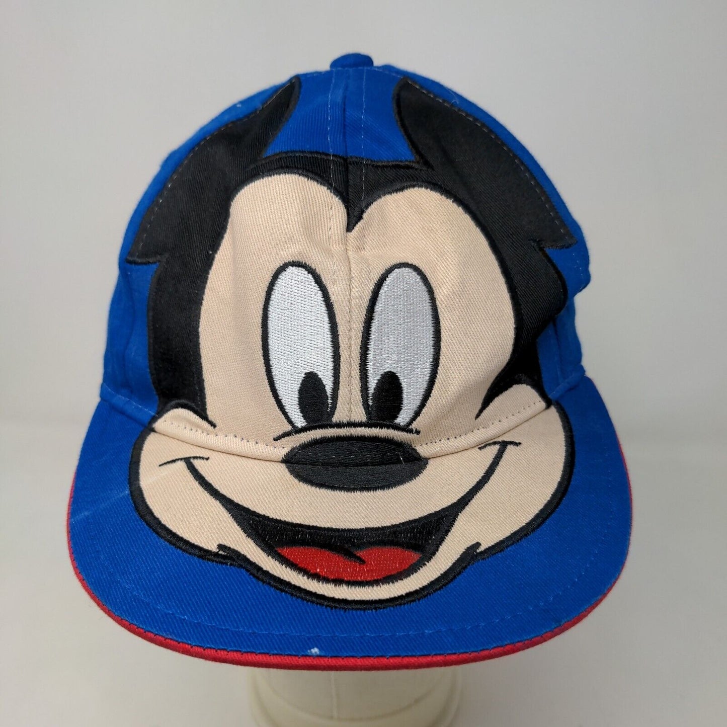 Disney Boy's Strapback Hat Blue Adjustable Embroidered Mickey Mouse Logo