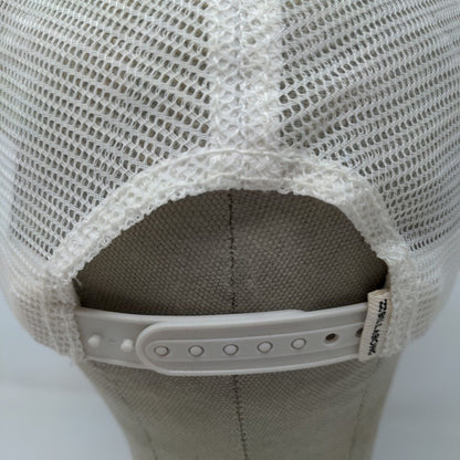 Billabong Men's Snapback Mesh Back Hat Blue White One Size Geometric Pattern