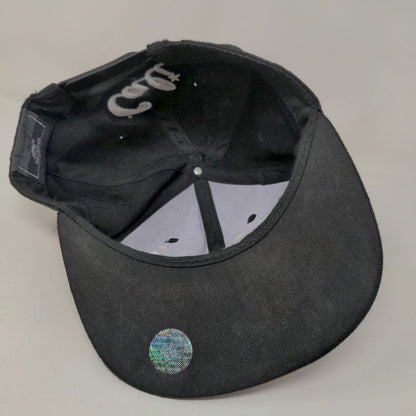 Readings Men's Snapback Flat Bill Hat Black Embroidered California Logo