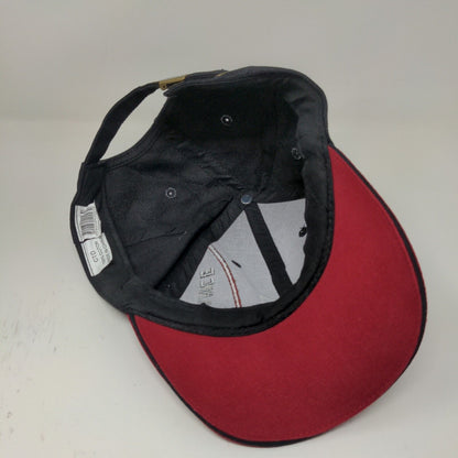 Paris France Slideback Hat Black Red Adjustable Embroidered Logo Spell Out