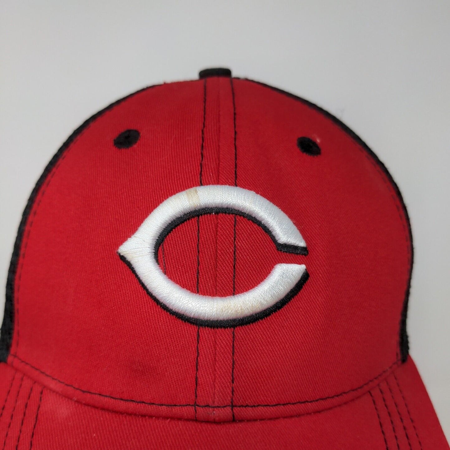 New Era Boys 39Thirty Cincinnati Reds Hat Autographed Rouok Embroidered