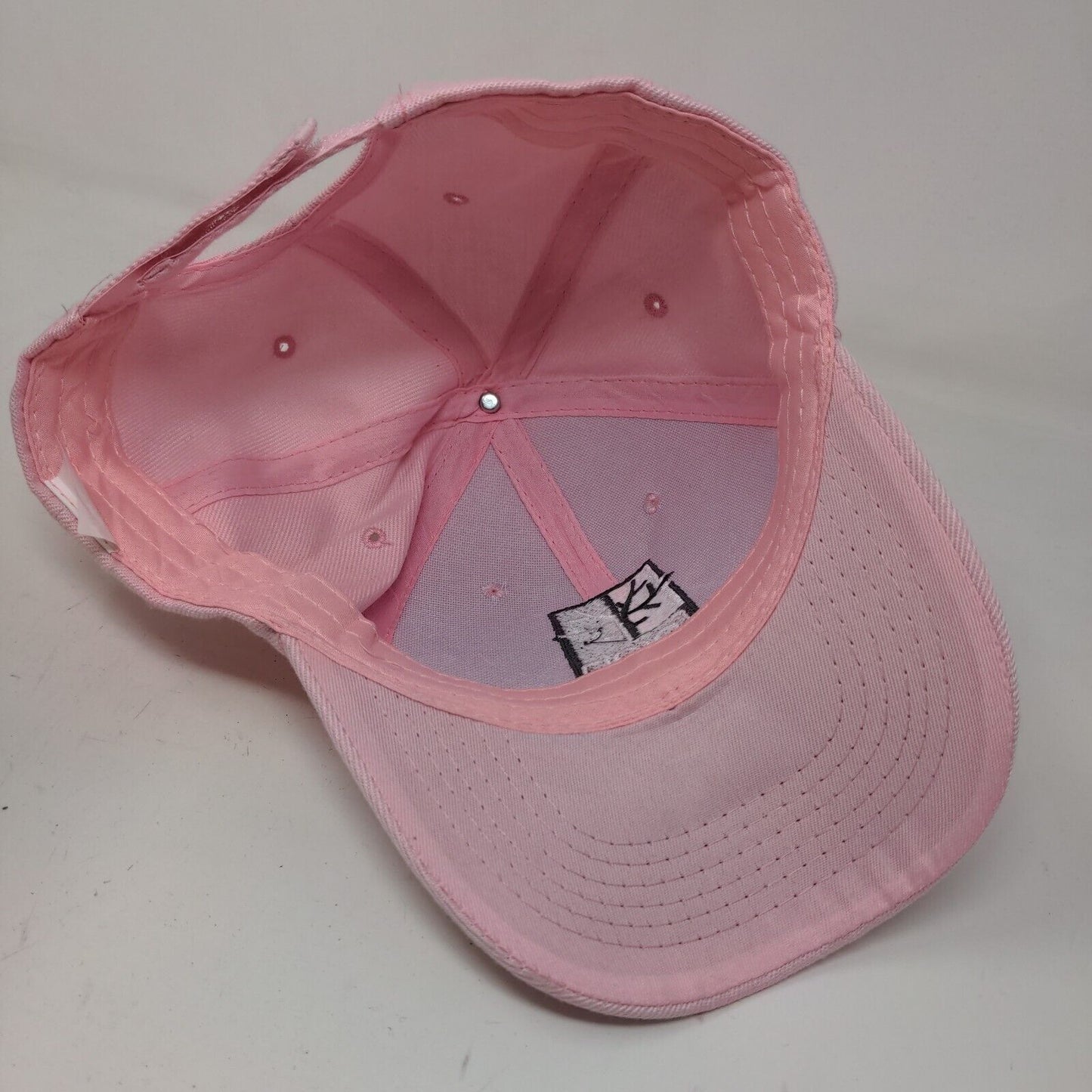 Unbranded Women's Strapback Hat Pink Adjustable Embroidered Farah Nile Cruise