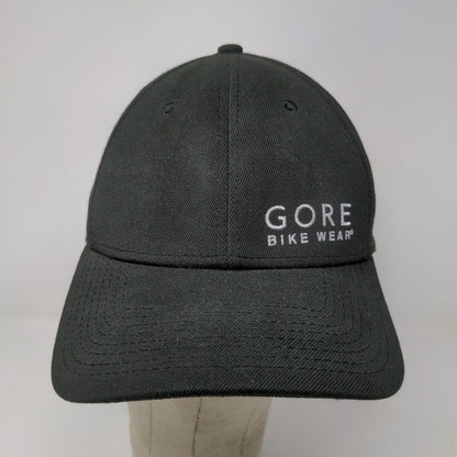 New Era Men's 39Thirty Gore Bike Wear Hat S-M Black Embroidered Logo