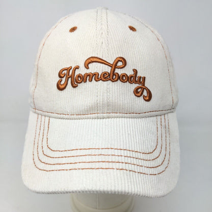 Unbranded Men's Slideback Hat Beige Size OSFM Embroidered Homebody Logo