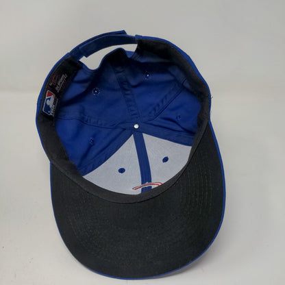 Team MLB Men's Chicago Cubs Strapback Hat Blue OSFM Embroidered Logo