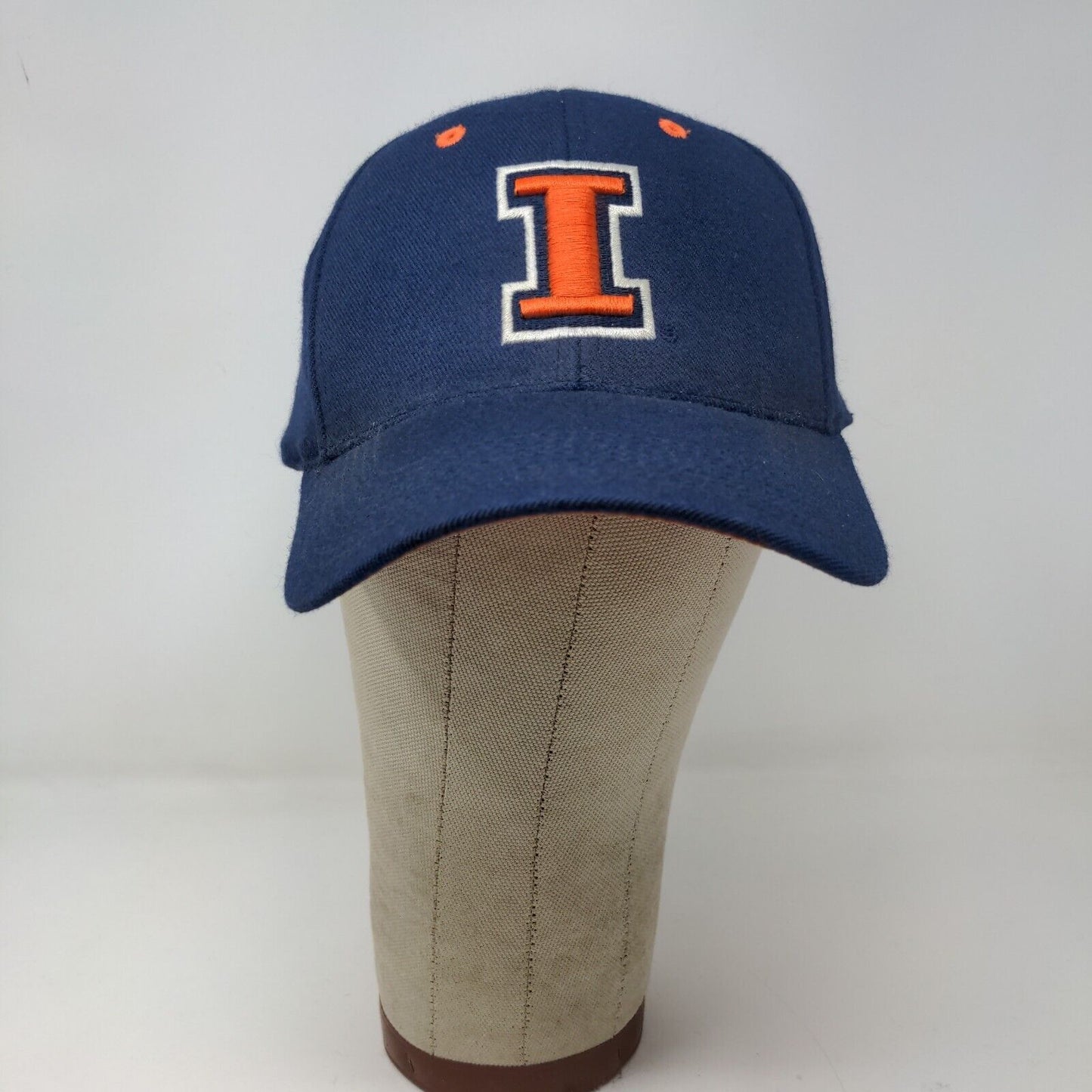 Nike Team Men's Fighting Illini Illinois Strapback Hat Blue OSFA 100% Wool