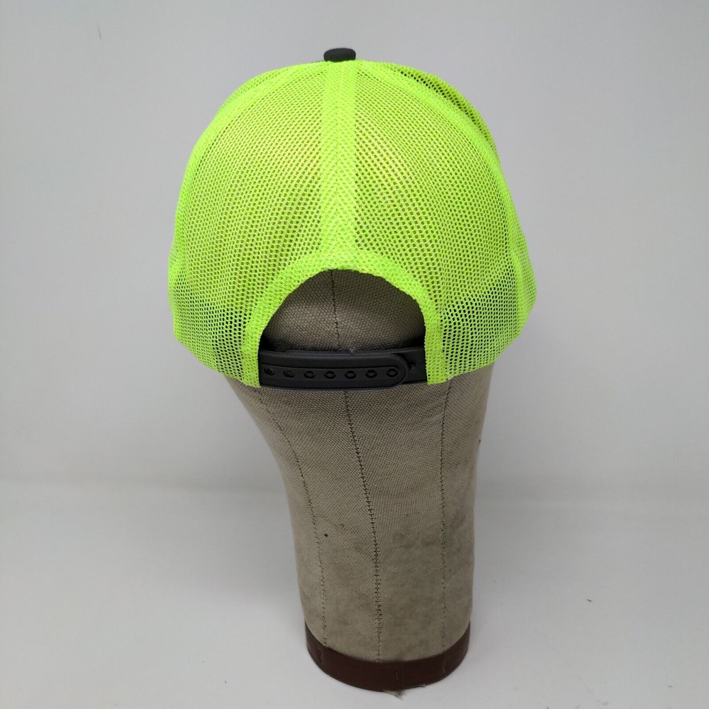 Greenpoint Metals Port Authority Green Gray Snapback Meshback Hat Cap Adjustable