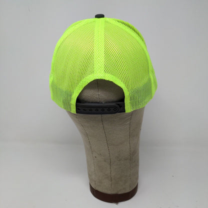 Greenpoint Metals Port Authority Green Gray Snapback Meshback Hat Cap Adjustable