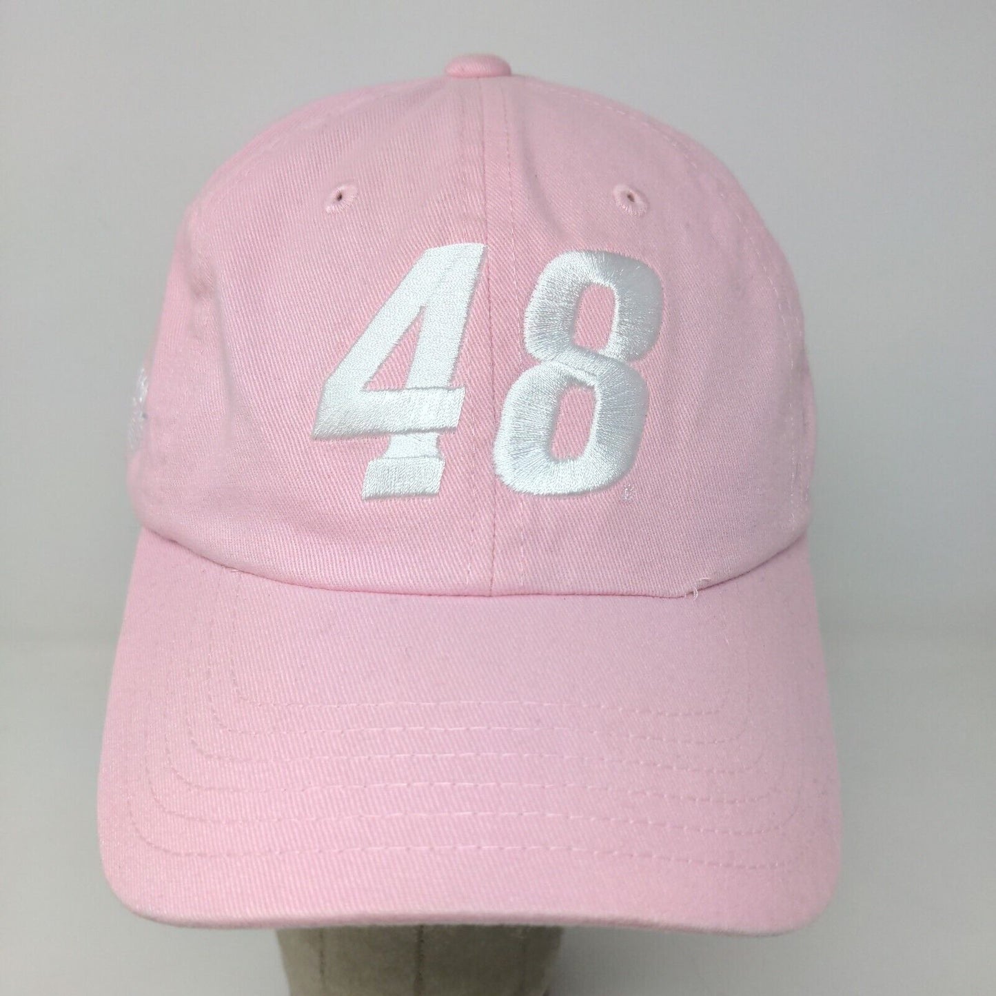 Hendrick Motorsports Women's Slideback Hat Pink Embroidered #48 Logo Bowman