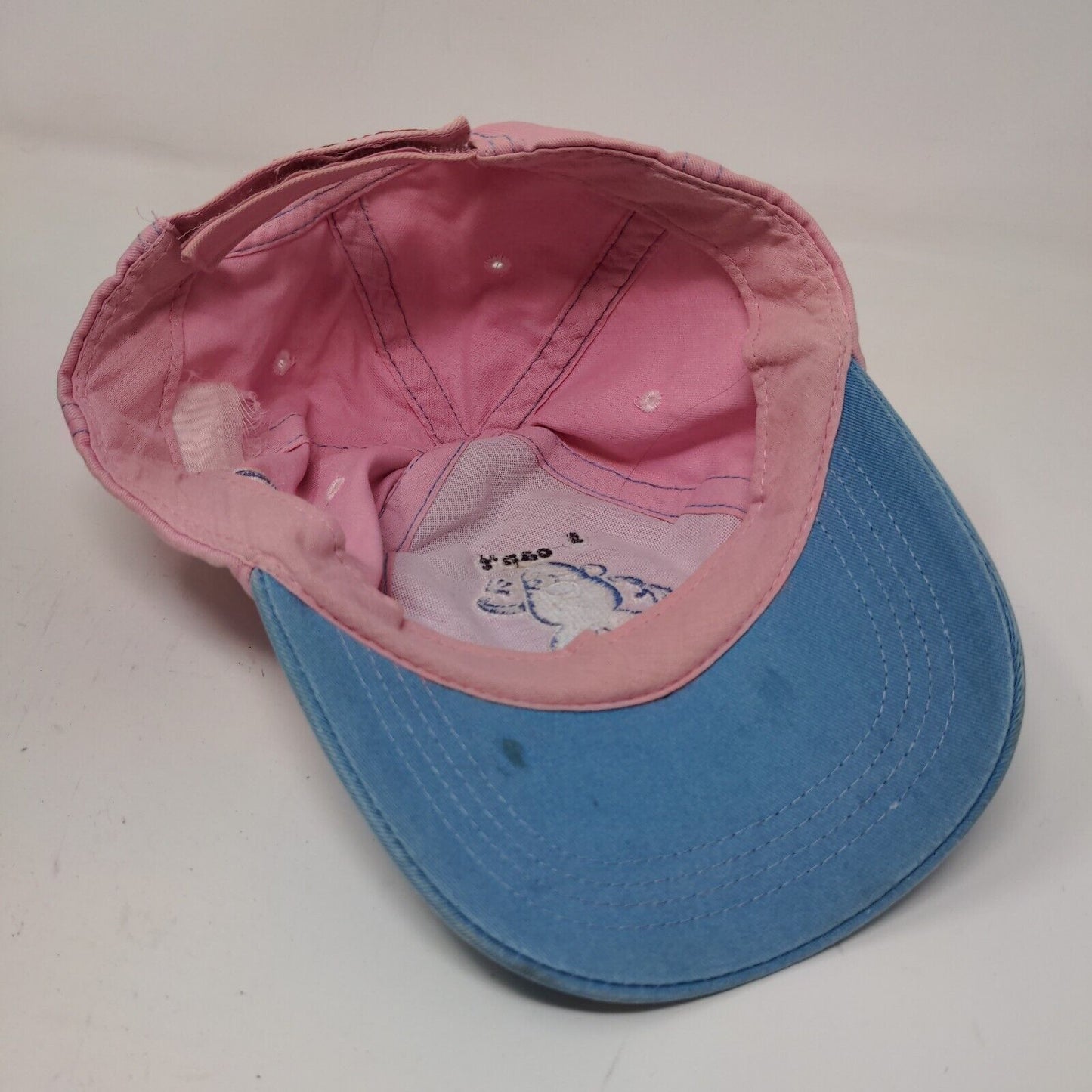 Mr. Potato Head Girls Strapback Hat Pink Blue Adjustable Embroidered Logo