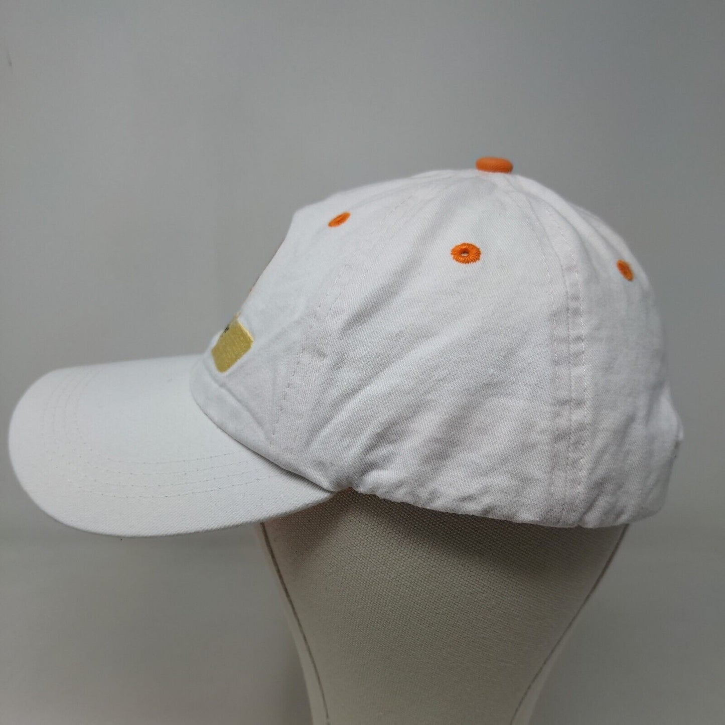 FIP Financial Independence Planning Men's Strapback Hat White Adjustable Logo