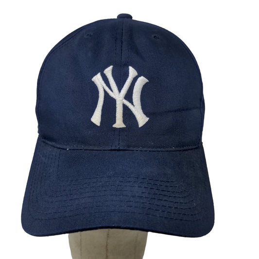 Signatures Men's Snapback New York Yankees Hat Cap Blue OSFA Embroidered Logo