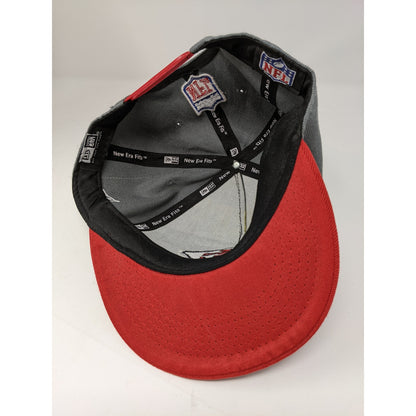 New Era 9Fifty Snapback Hat NFL Kansas City Chiefs Hat Red & Grey Embroidered