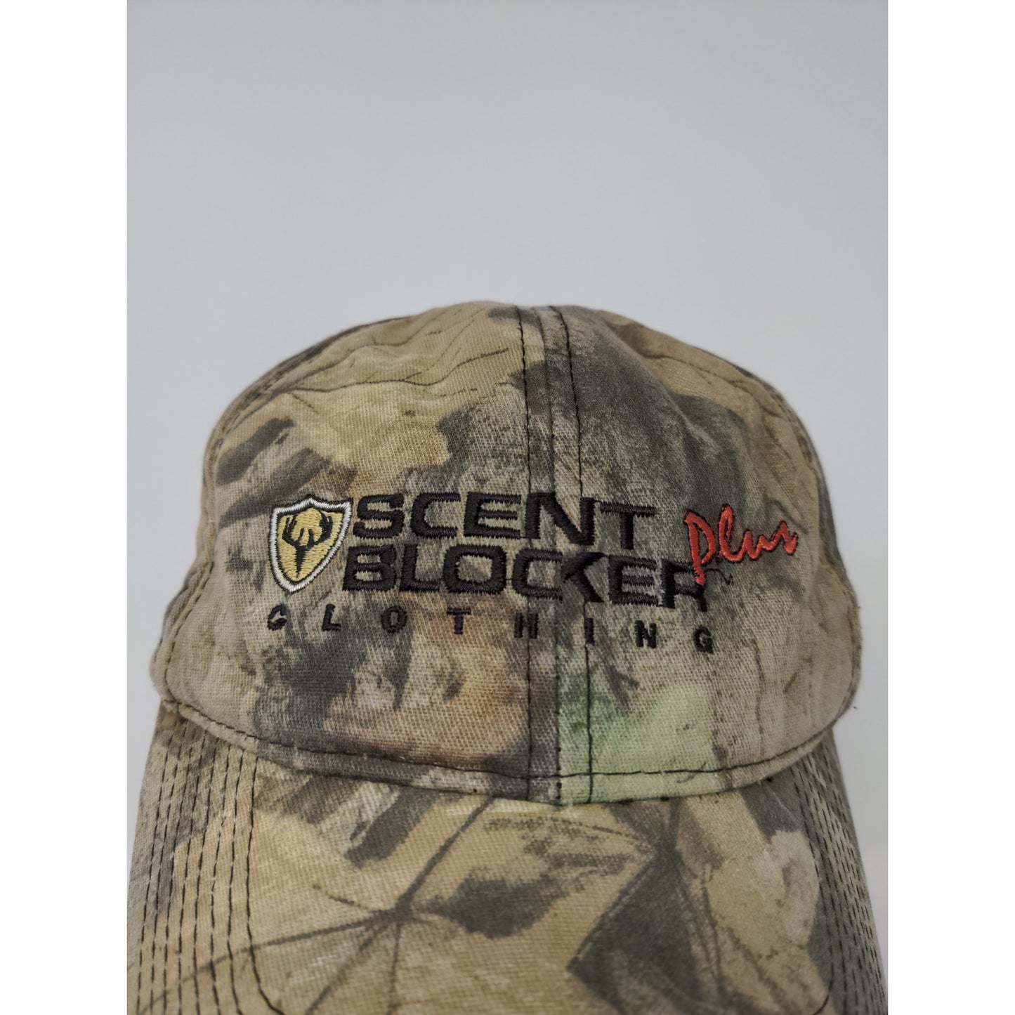 Scent Blocker Plus Strapback Adjustable Hat OSFM Camo Staining