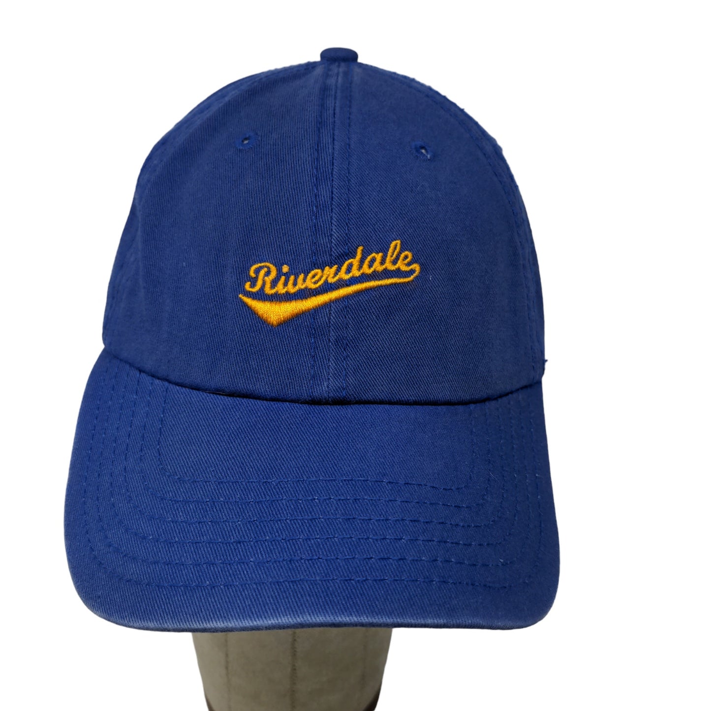 Riverdale Slideback Hat Blue OSFM Embroidered Logo Ripple Junction