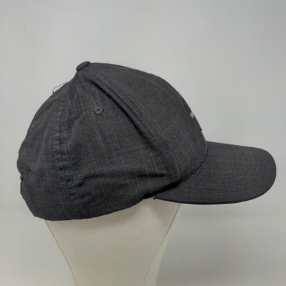 Hurley Men's 20 Dri Snapback Hat Gray Adjustable Patch Logo Poly Blend