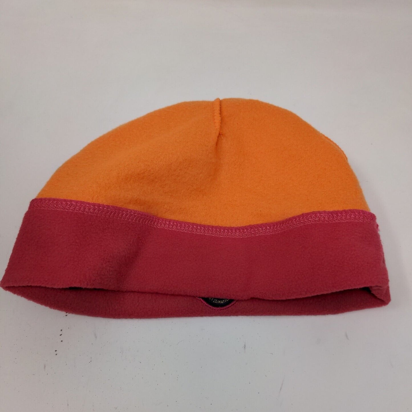 Dunkin' Donuts Men's Beanie Hat Orange Pink Embroidered Logo Thanksgiving Day