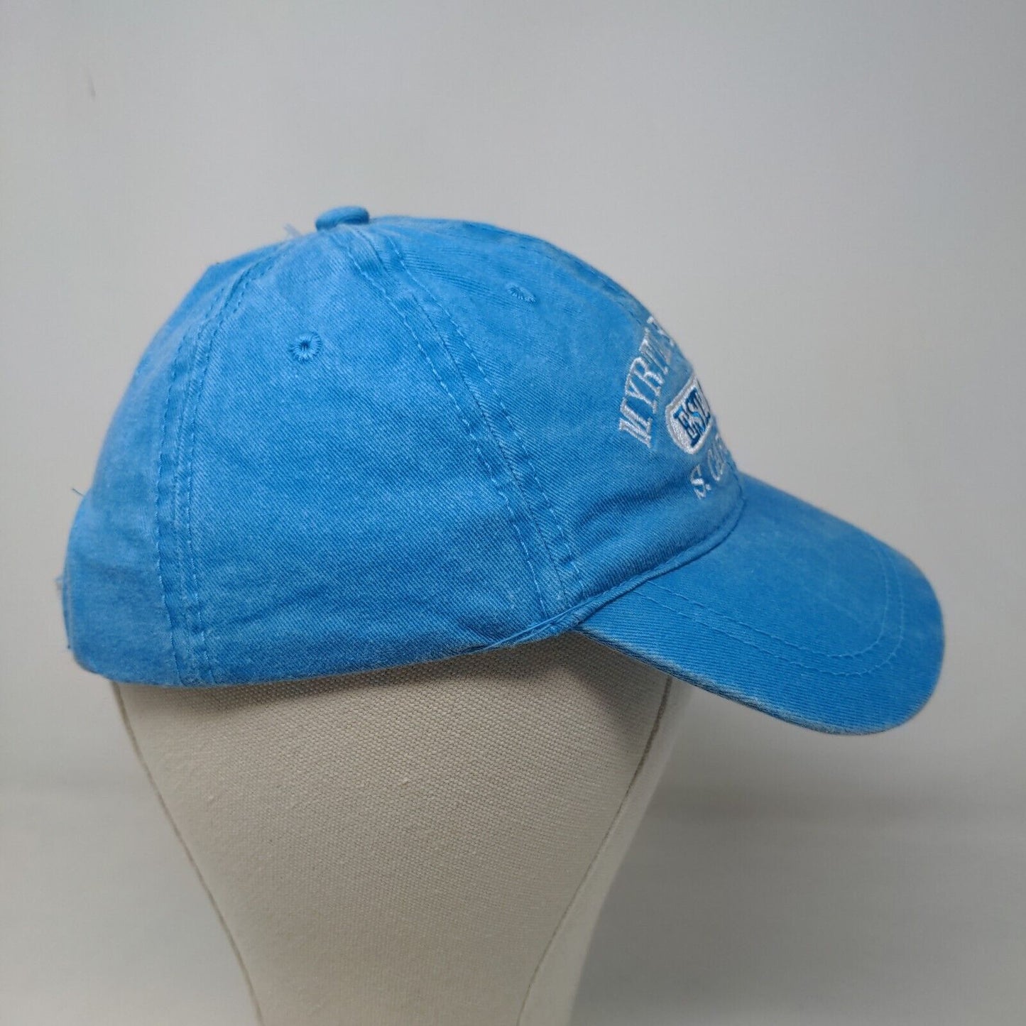 Wings Boy's Strapback Hat Blue Size OSFA Embroidered Myrtle Beach Logo Cotton