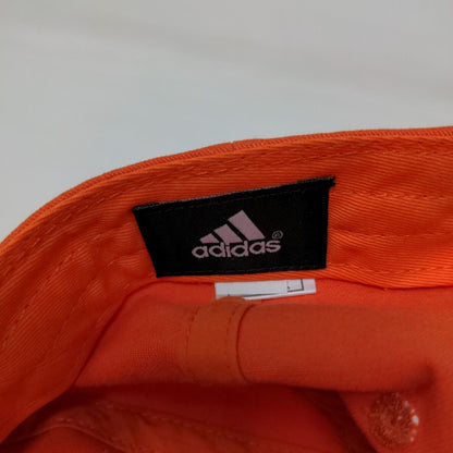 Adidas Men's Slideback Hat Orange Size OSFA Embroidered Miami Hurricanes Logo