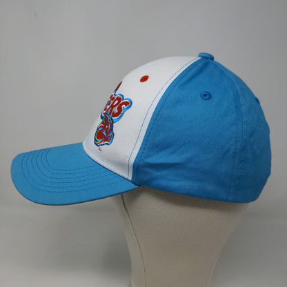 Melonwear Men's Strapback Hat Blue White Adjustable Embroidered Fester's Logo