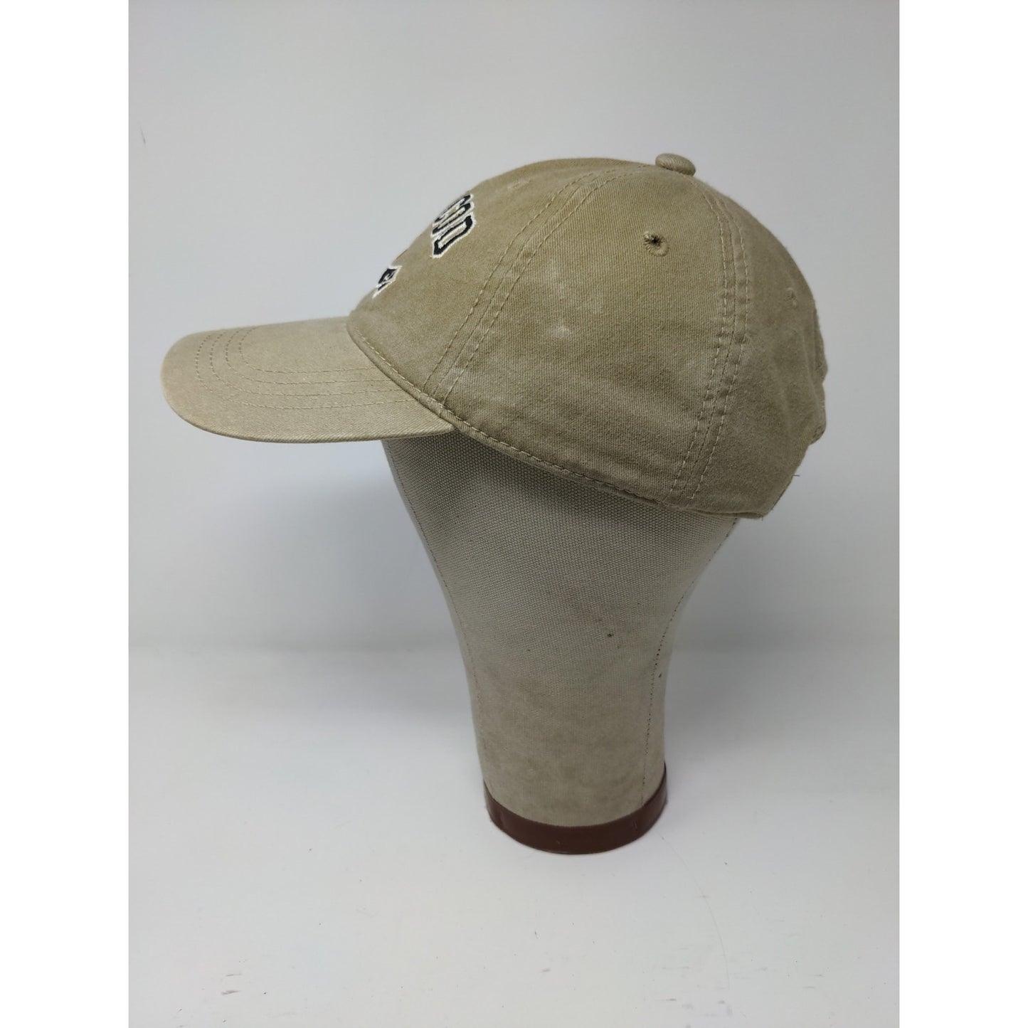 Meds Maps Men's Cape Cod Strapback Hat Cap Tan Embroidered Logo