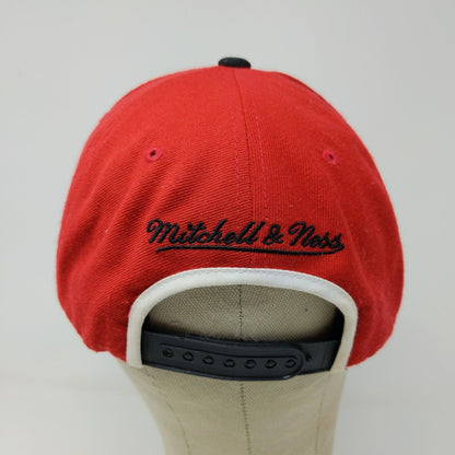 Mitchell & Ness Men's Miami Heat Hardwood Classics Wool Hat Red Embroidered