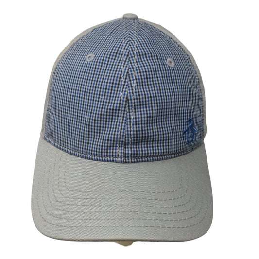 Penguin by Munsingwear Men's Strapback Hat Blue Gray OSFA Embroidered Logo