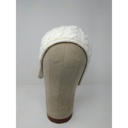 HealthTex Baby/Toddler Cable Knit Beanie Hat One Size Cream Tusk