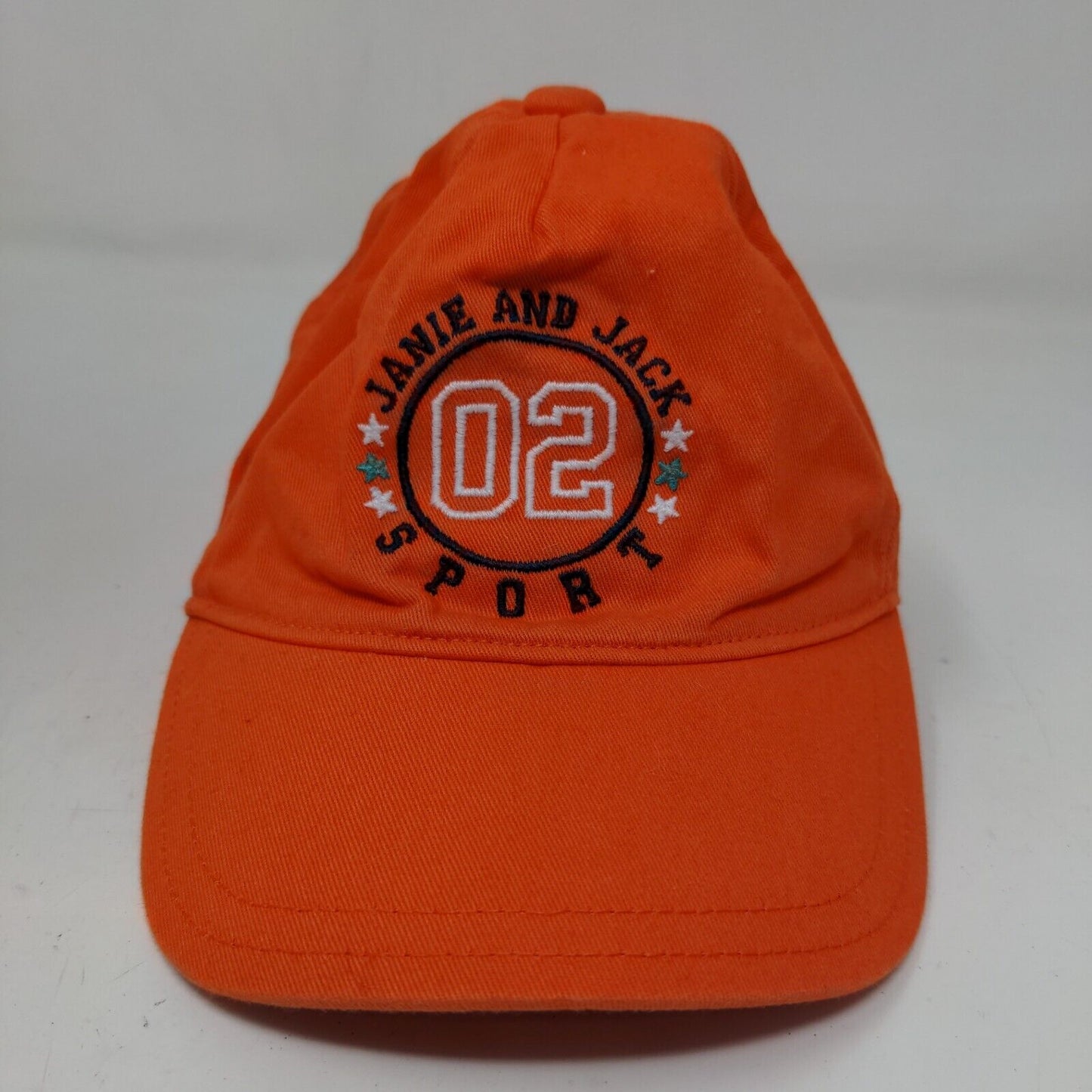Janie & Jack Toddler Stretchy Hat Orange Size 2T to 3 Embroidered Logo