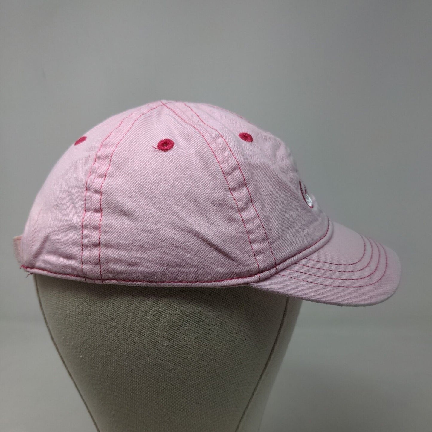 Nike Girl's Strapback Hat Pink Size Toddler Swoosh Logo Embroidered