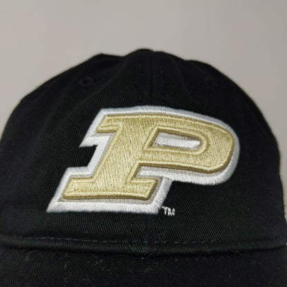 New Era Fits Slideback Hat Purdue University Embroidered Logo Black Gold OSFA