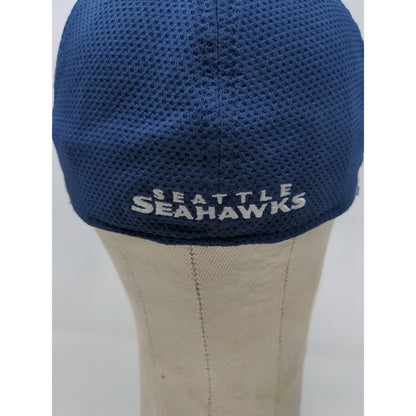 NFL New Era 39Thirty Seattle Seahawks Hat Size M-L Blue Embroidered Logo