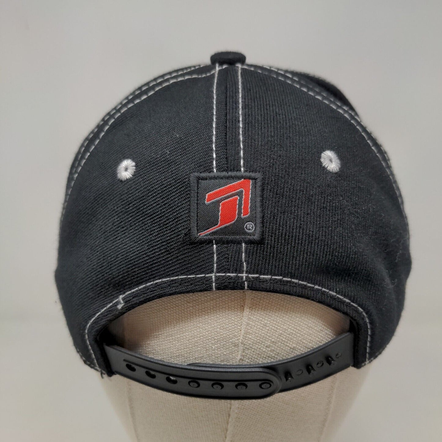 Jet Tribe Men's Snapback Hat Black Adjustable Embroidered Logo