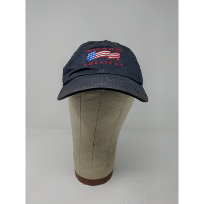 Vintage Allison Transmission Proud to Be an American Patriotic Strapback Hat