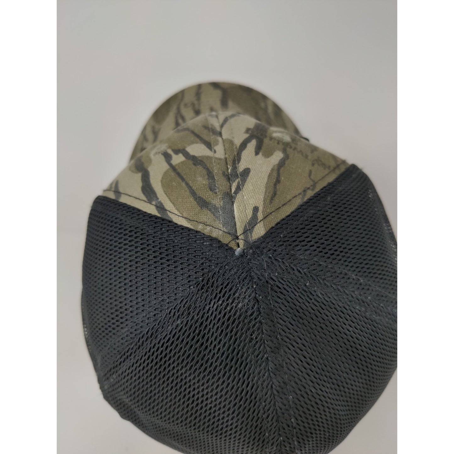 Official Ford Black & Camo Hat Mesh Back Size XL Embroidered Spell Out