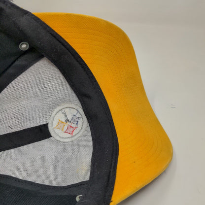 Logo Athletic NFL Pittsburgh Steelers Slideback Hat Black OSFA Embroidered